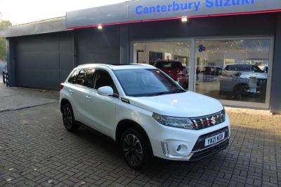 Suzuki Vitara 1.4 Boosterjet MHEV SZ5 SUV 5dr Petrol Hybrid Auto ALLGRIP Euro 6 (s/s) (129 ps) SUV Hybrid White at Suzuki UCL Milton Keynes