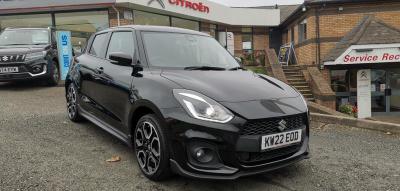 Suzuki Swift 1.4 Boosterjet Sport Mild Hybrid 5dr Petrol **ONE OWNER, FULL SERVICE HISTORY,  WITH BALANCE OF SUZUKI 7 YEAR WARRANTY IN PLACE** Hatchback Hybrid Black at Suzuki UCL Milton Keynes