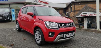 Suzuki Ignis 1.2 Dualjet MHEV SZ3 Hatchback 5dr Petrol Hybrid Manual **WITH LOW MILEAGE AND MAIN DEALER SERVICE HISTORY** Hatchback Hybrid Red at Suzuki UCL Milton Keynes