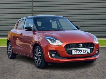 Suzuki Swift 1.2 Dualjet Mhev Sz5 Hatchback 5dr Petrol Hybrid CVT Euro 6 (s/s) (83 Ps) Hatchback Petrol Orange