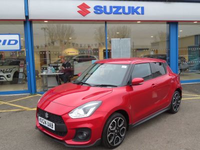 Suzuki Swift 1.4 Boosterjet MHEV Sport Hatchback 5dr Petrol Hybrid Manual Euro 6 (s/s) (129 ps) Hatchback Hybrid Red at Suzuki UCL Milton Keynes