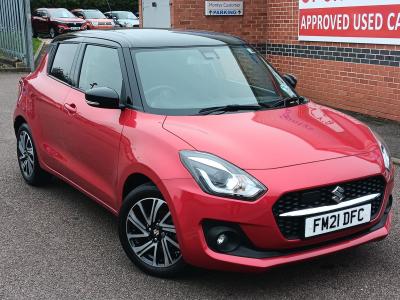 Suzuki Swift 1.2 Dualjet 83 12V Hybrid SZ5 5dr Auto Hatchback Petrol RED at Suzuki UCL Milton Keynes