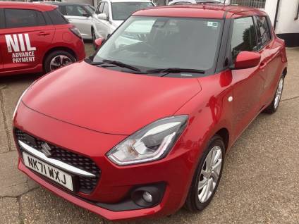 Suzuki Swift 1.2 Dualjet 83 12V Hybrid SZ-T 5dr Auto Hatchback Petrol Red