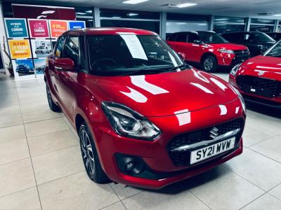 Suzuki Swift 1.2 Dualjet 83 12V Hybrid SZ5 ALLGRIP 5dr Hatchback Petrol RED at Suzuki UCL Milton Keynes