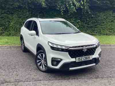 Suzuki S-Cross 1.4 48V BSTJT MHEV ULTRA ALLGRIP Hatchback Hybrid White at Suzuki UCL Milton Keynes