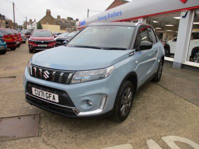 Suzuki Vitara 1.4 Boosterjet 48V Hybrid SZ-T 5dr Auto Hatchback Petrol Ice Blue/ Black Roof at Suzuki UCL Milton Keynes