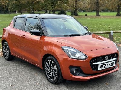 Suzuki Swift 1.2 Dualjet MHEV SZ5 Hatchback 5dr Petrol Hybrid CVT Euro 6 (s/s) (83 ps) Hatchback Hybrid Orange at Suzuki UCL Milton Keynes