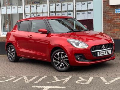 Suzuki Swift 1.2 Dualjet 83 12V Hybrid SZ5 5dr Auto Hatchback Petrol RED at Suzuki UCL Milton Keynes