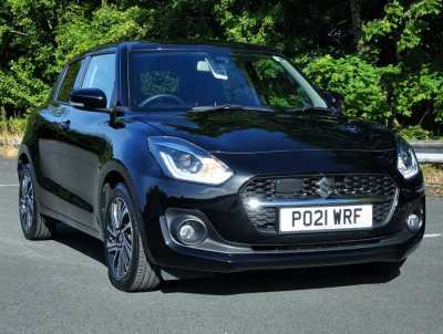 Suzuki Swift 1.2 Dualjet MHEV SZ5 Hatchback 5dr Petrol Hybrid CVT Euro 6 (s/s) (83 ps) Hatchback Hybrid Black at Suzuki UCL Milton Keynes