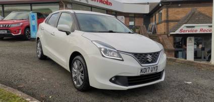 Suzuki Baleno 1.0 Boosterjet SZ5 Hatchback 5dr **With Low Mileage, 7 Services and 12 Months Suzuki parts and Labour Warranty** Hatchback Petrol White