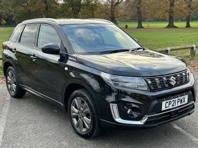 Suzuki Vitara 1.4 Boosterjet MHEV SZ-T SUV 5dr Petrol Hybrid Auto Euro 6 (s/s) (129 ps) Sports Utility Vehicle Hybrid Black at Suzuki UCL Milton Keynes