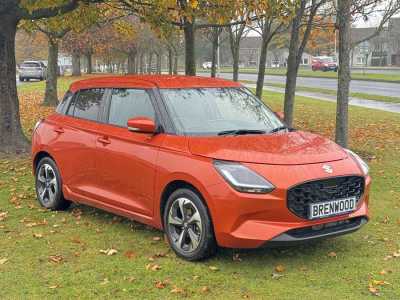 Suzuki Swift 1.2 MHEV Ultra Hatchback 5dr Petrol Hybrid Manual Euro 6 (s/s) (82 ps) Hatchback Hybrid Flame Orange Metallic at Suzuki UCL Milton Keynes