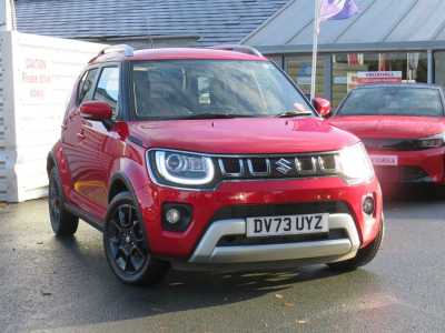 Suzuki Ignis 1.2 Dualjet MHEV SZ5 Hatchback 5dr Petrol Hybrid Manual ALLGRIP Euro 6 (s/s) (83 ps) Hatchback Hybrid Red at Suzuki UCL Milton Keynes