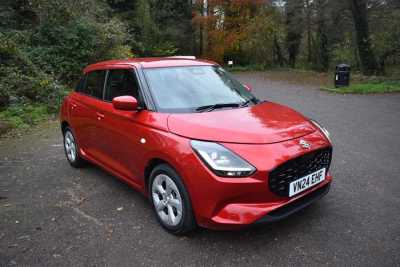 Suzuki Swift 1.2 MHEV Motion Hatchback 5dr Petrol Hybrid CVT Euro 6 (s/s) (82 ps) Hatchback Hybrid Red at Suzuki UCL Milton Keynes