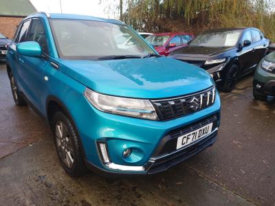 Suzuki Vitara 1.4 Boosterjet 48V Hybrid SZ-T 5dr Hatchback Petrol TURQUOISE at Suzuki UCL Milton Keynes