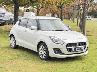 Suzuki Swift 1.2 Dualjet MHEV SZ-T Hatchback 5dr Petrol Hybrid CVT Euro 6 (s/s) (83 ps) Hatchback Hybrid White at Suzuki UCL Milton Keynes