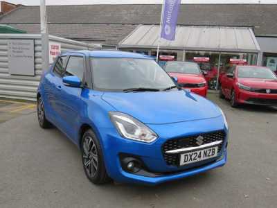 Suzuki Swift 1.2 Dualjet MHEV SZ5 Hatchback 5dr Petrol Hybrid CVT Euro 6 (s/s) (83 ps) Hatchback Hybrid Blue at Suzuki UCL Milton Keynes