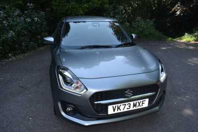 Suzuki Swift 1.2 Dualjet MHEV SZ5 Hatchback 5dr Petrol Hybrid CVT Euro 6 (s/s) (83 ps) Hatchback Hybrid Silver at Suzuki UCL Milton Keynes