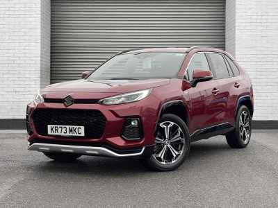 Suzuki Across 2.5 PHEV E-Four 5dr CVT SUV Hybrid Sensual Red Mica at Suzuki UCL Milton Keynes