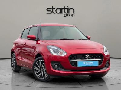 Suzuki Swift 1.2 Dualjet MHEV SZ5 Euro 6 (s/s) 5dr Hatchback Hybrid BURNING RED at Suzuki UCL Milton Keynes