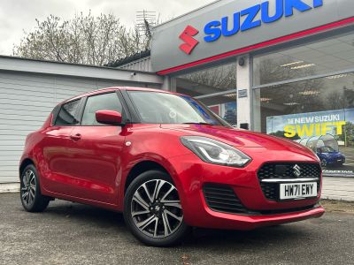 Suzuki Swift 1.2 Hatchback SZ-L Hatchback Petrol Burning Red Pearl Metallic at Suzuki UCL Milton Keynes