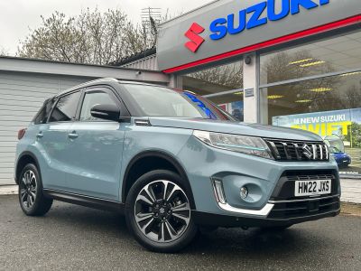 Suzuki Vitara 1.5 Estate SZ5 Estate Petrol / Electric Hybrid Ice Greyish Blue / Cosmic Black at Suzuki UCL Milton Keynes