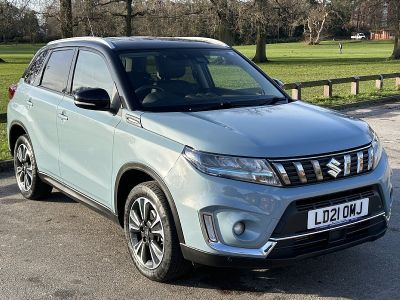 Suzuki Vitara 1.4 Boosterjet MHEV SZ5 SUV 5dr Petrol Hybrid Auto ALLGRIP Euro 6 (s/s) (129 ps) Sports Utility Vehicle Hybrid Blue at Suzuki UCL Milton Keynes