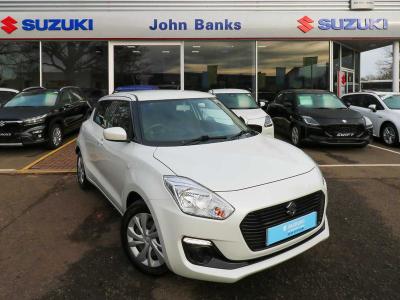 Suzuki Swift 1.2 Sz3 Dualjet Shvs Hatchback Hybrid White at Suzuki UCL Milton Keynes