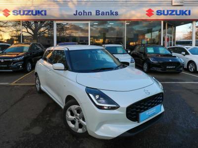 Suzuki Swift 5dr Hat 1.2 Mild Hybrid Motion Hatchback Hybrid White at Suzuki UCL Milton Keynes