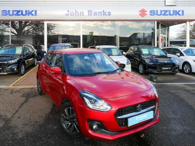 Suzuki Swift 1.2 Sz5 Dualjet Mhev Cvt Hatchback Hybrid Red at Suzuki UCL Milton Keynes