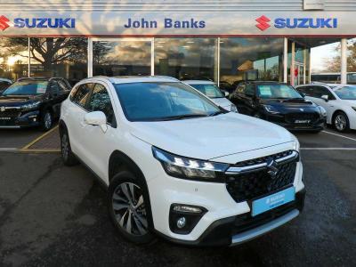 Suzuki S-Cross 1.4 48v Bstjt Mhev Ultra Allgrip SUV Hybrid White at Suzuki UCL Milton Keynes