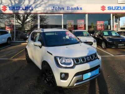 Suzuki Ignis 1.2 Sz5 Dualjet Mhev Cvt Hatchback Hybrid White at Suzuki UCL Milton Keynes