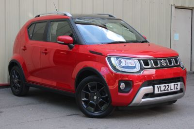 Suzuki Ignis 1.2 Hatchback SZ5 Hatchback Petrol / Electric Hybrid Fervent Red / Black Roof at Suzuki UCL Milton Keynes