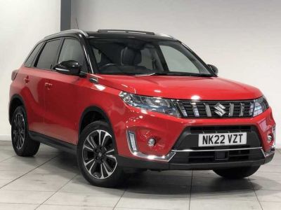 Suzuki Vitara 1.5 Sz5 Hev Allgrip Au Hatchback Hybrid Bright Red/Black Roof at Suzuki UCL Milton Keynes