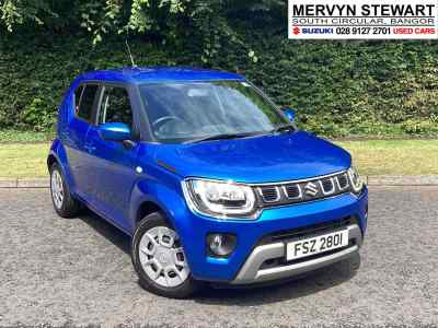 Suzuki Ignis D/JET 1.2 HYBRID SZ3 Hatchback Hybrid Speedy Blue Met at Suzuki UCL Milton Keynes