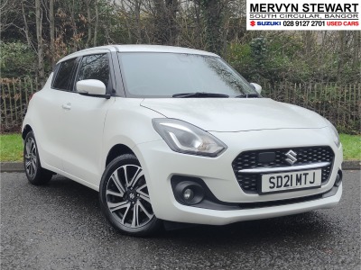 Suzuki Swift SZ5 DUALJET MHEV CVT Hatchback Hybrid White at Suzuki UCL Milton Keynes