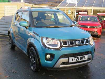 Suzuki Ignis 1.2 Dualjet MHEV SZ-T Hatchback 5dr Petrol Hybrid CVT Euro 6 (s/s) (83 ps) Hatchback Hybrid Blue at Suzuki UCL Milton Keynes