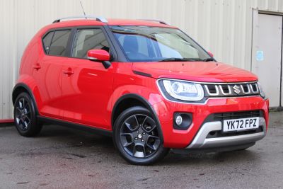 Suzuki Ignis 1.2 Hatchback SZ5 Hatchback Petrol / Electric Hybrid Fervent Red Solid at Suzuki UCL Milton Keynes