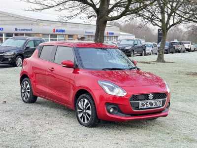 Suzuki Swift 1.2 Dualjet MHEV SZ5 Hatchback 5dr Petrol Hybrid Manual ALLGRIP Euro 6 (s/s) (90 ps) Hatchback Hybrid Red at Suzuki UCL Milton Keynes