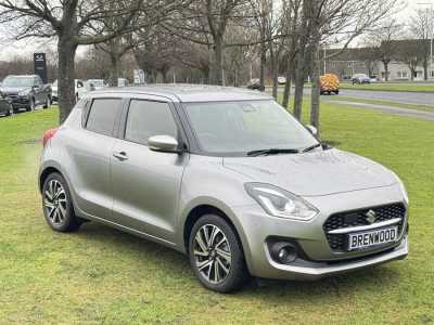 Suzuki Swift 1.2 Dualjet MHEV SZ5 Hatchback 5dr Petrol Hybrid CVT Euro 6 (s/s) (83 ps) Hatchback Hybrid Silver at Suzuki UCL Milton Keynes