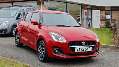 Suzuki Swift 1.2 Dualjet SZ5 Hatchback 5dr Petrol Hybrid AUTOMATIC **SUPPLIED & SERVICED BY OURSELVES FROM NEW. ONE LADY OWNER. SUZUKI 7 YEAR WARRANTY INTACT** Hatchback Hybrid Red at Suzuki UCL Milton Keynes