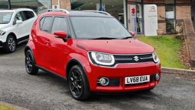 Suzuki Ignis 1.2 Dualjet MHEV SZ5 Hatchback 5dr Petrol Hybrid Manual ALLGRIP 4x4 **WITH A REMARKABLY LOW 2,473 MILES FROM NEW ! 6 SERVICES CARRIED OUT** Hatchback Hybrid Red at Suzuki UCL Milton Keynes