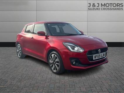 Suzuki Swift 1.0 Boosterjet SHVS SZ5 5dr Hatchback Petrol Red