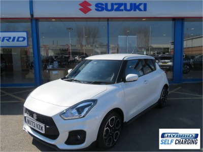 Suzuki Swift 1.4 Boosterjet MHEV Sport Hatchback 5dr Petrol Hybrid Manual Euro 6 (s/s) (129 ps) Hatchback Hybrid White at Suzuki UCL Milton Keynes