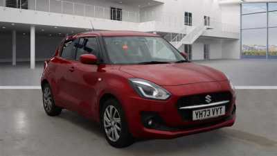 Suzuki Swift 1.2 Dualjet MHEV SZ-T Hatchback 5dr Petrol Hybrid CVT Euro 6 (s/s) (83 ps) Hatchback Hybrid Red at Suzuki UCL Milton Keynes
