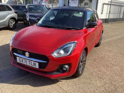 Suzuki Swift 1.2 Dualjet 83 12V Hybrid SZ5 5dr Hatchback Petrol Red at Suzuki UCL Milton Keynes