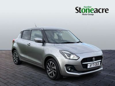 Suzuki Swift 1.2 Dualjet 83 12V Hybrid SZ5 5dr Auto Hatchback Hybrid Silver at Suzuki UCL Milton Keynes