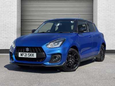 Suzuki Swift 1.4 Boosterjet 48V Hybrid Sport 5dr Hatchback Hybrid Speedy Blue / Black Roof at Suzuki UCL Milton Keynes