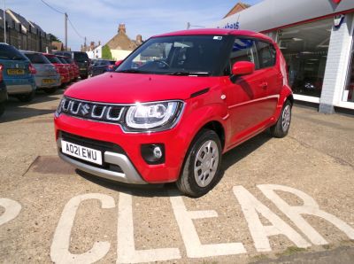 Suzuki Ignis 1.2 Dualjet 12V Hybrid SZ3 5dr Hatchback Petrol Red at Suzuki UCL Milton Keynes