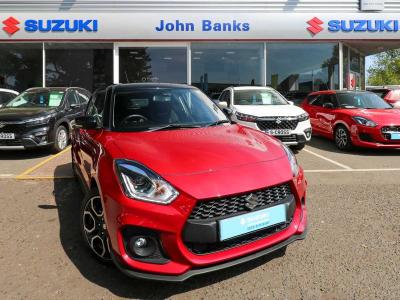 Suzuki Swift 1.4 Boosterjet 48V Hybrid Sport 5dr Hatchback Hybrid Red at Suzuki UCL Milton Keynes